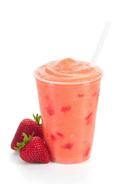 istock Strawberry Smoothie with Berries on White Background 171386181