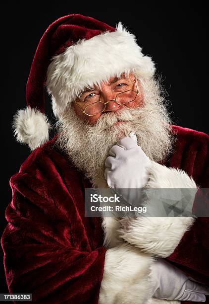 Santa Claus Stock Photo - Download Image Now - Active Seniors, Adult, Adults Only