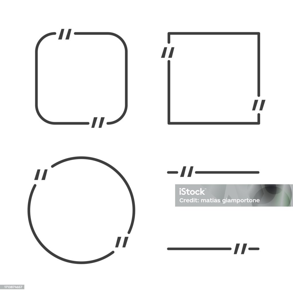 Simple Quotation Frames Quote Frame With Quotation Marks Speech Citation Stock Illustration ...