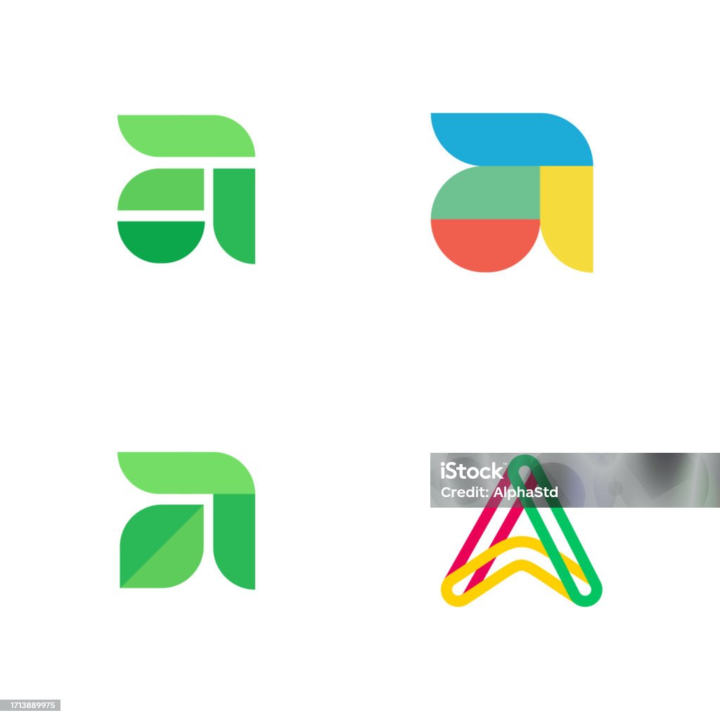 Abstract Lette A Letter Abstract Design Illustration Stock Illustration - Download ...