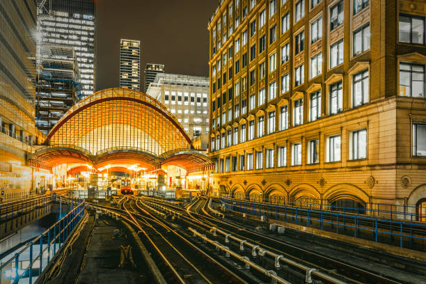 istock DLR station in Canary Wharf, Londo 1713909535