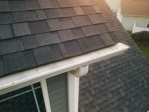 Gutter Guard on Rain Gutter