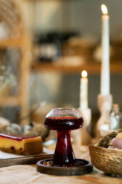 istock Cozy Winter Tea and Strawberry Cheesecake 1713967726