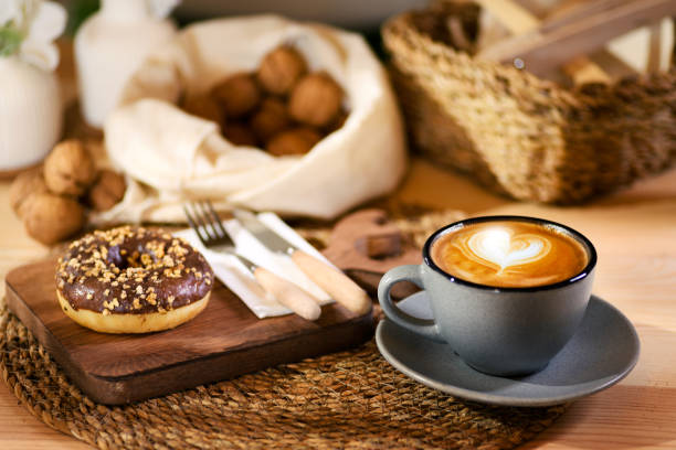istock Cozy Donut and Latte Presentation 1713968294