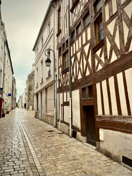 istock Paved lay and half-timbered houses 1714035718