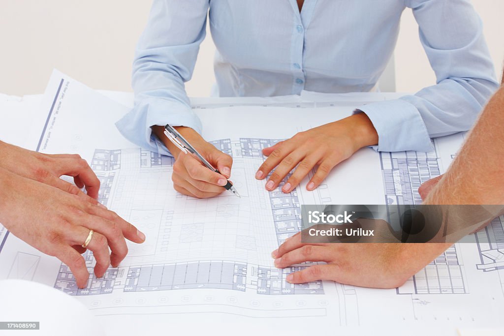 Foundation planning phase  Adult Stock Photo