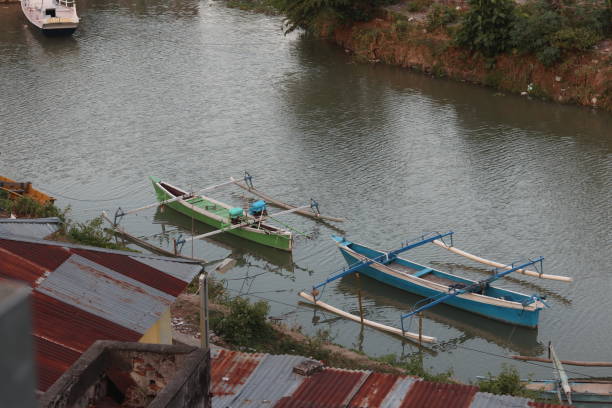 istock the boat rests on the river bank 1714105408
