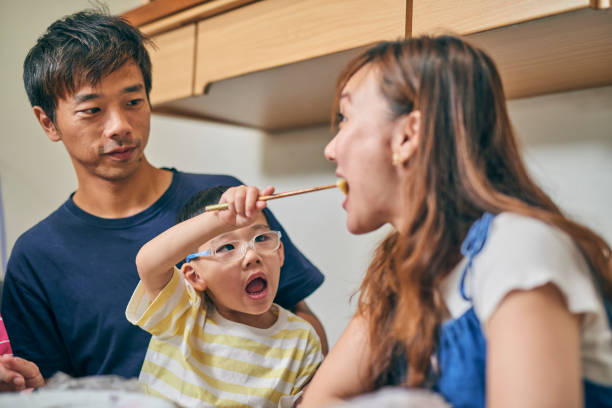 istock An multi-generation Asia family eat dinner together. 1714192649
