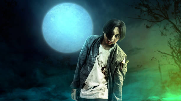 istock Scary zombie. Halloween concept 1714314369