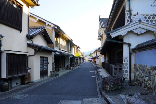 istock Street in The Uchiko Town 1714359645