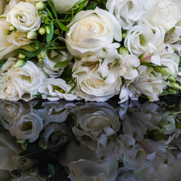 istock White bouquet of roses 1714364859