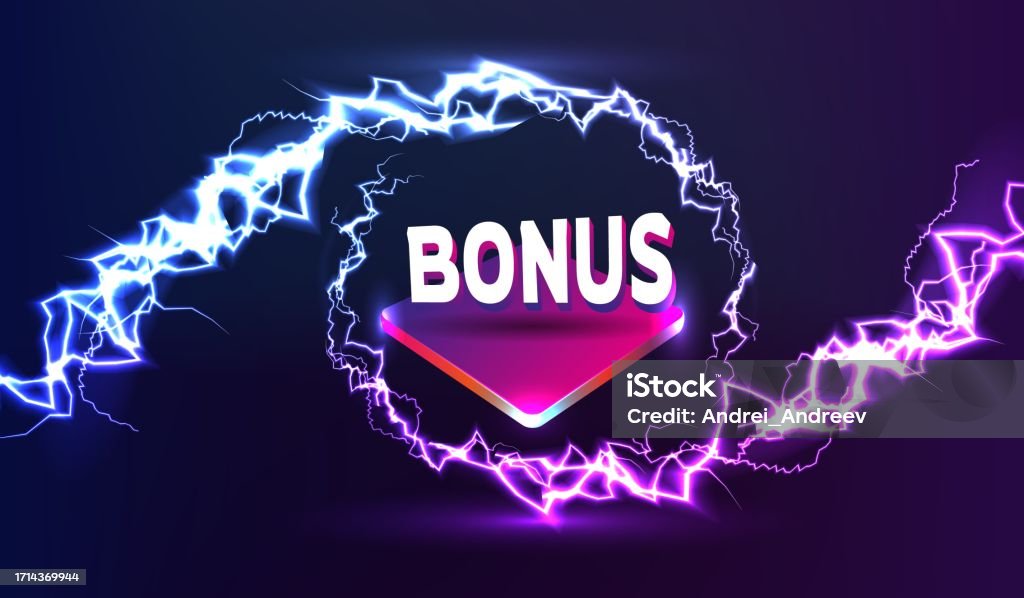 Bonus Sign Led Web Banner Bonus Sign Letters 3d Isolated Design Elements Vector Stock ...
