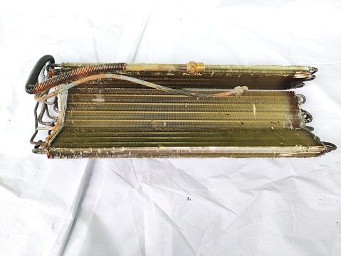 Rusty AC evaporator