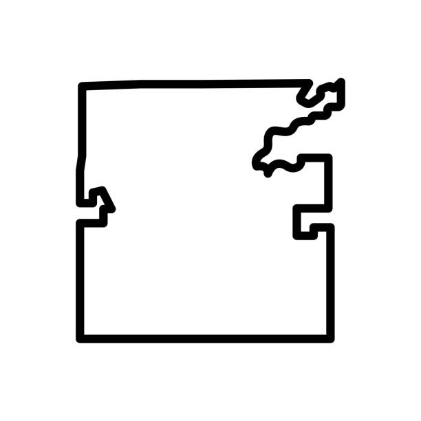 Indianapolis map Icon for indianapolis, map, us, usa, america, country, contour, border, evansville, american, mosaic, region, indiana evansville indiana stock illustrations