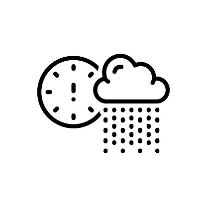 Icon for shortly, presently, erelong, quickly, approximately, rainy, forecast, weather, recent, monsoon, rain drops