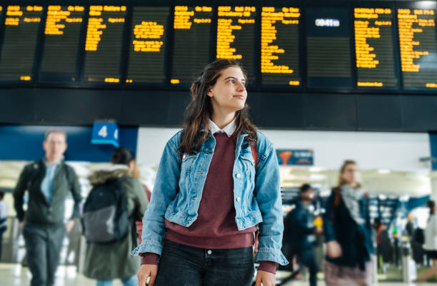 istock Young woman on subway station. 1714438050