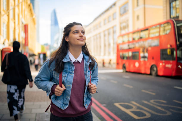 istock Enjoying a walk in London city. 1714438080