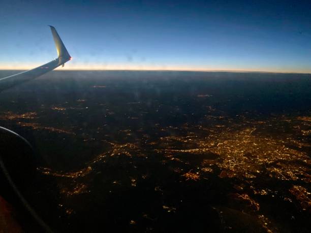 istock City at night / view from plane 1714439268