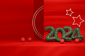 Christmas New Year Concept 3D