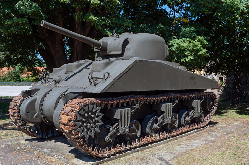 a world war two sherman tank