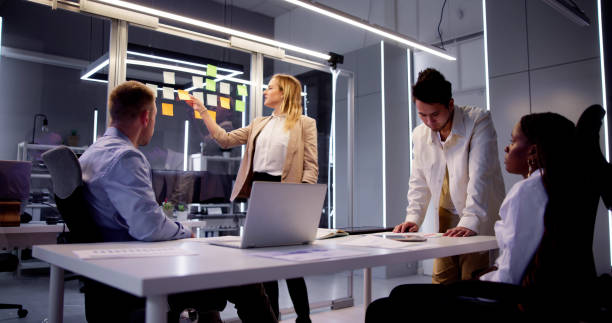 istock Business Meeting In Office Boardroom 1714487531