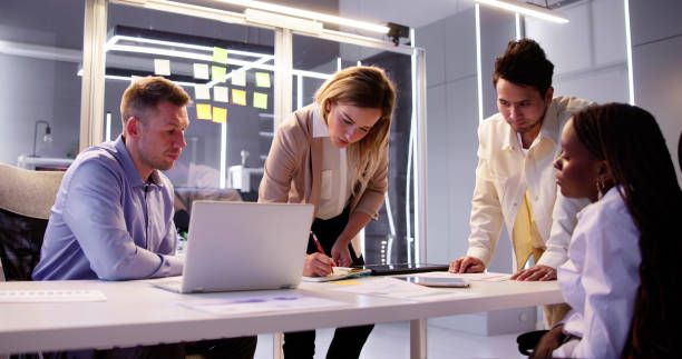 istock Business Meeting In Office Boardroom 1714487697