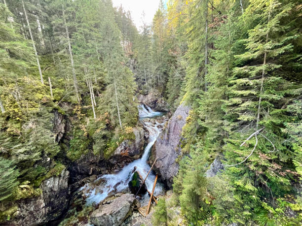 istock Tatra National Park in Poland. Waterfall in the forest 1714489230