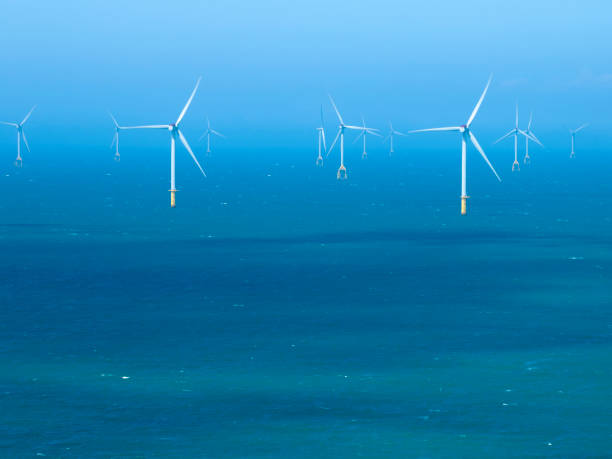 istock Offshore Windmill farm in the ocean,Taiwan 1714492799