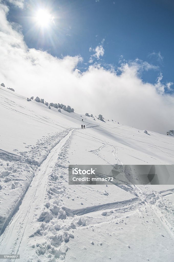 Wysoka góra Krajobraz w słoneczny dzień - Zbiór zdjęć royalty-free (Alpy)