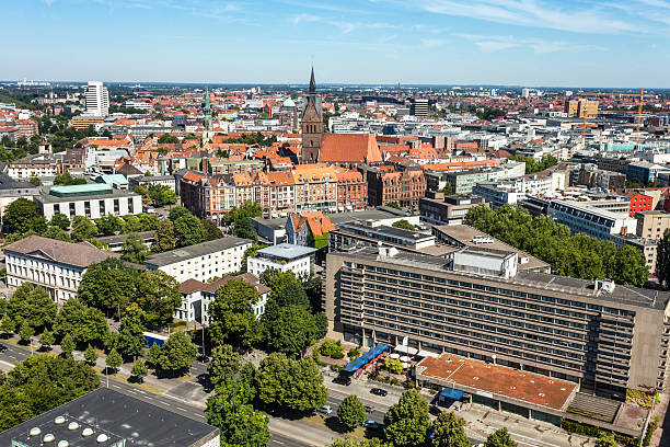 istock View on the center of Hannover 171450596