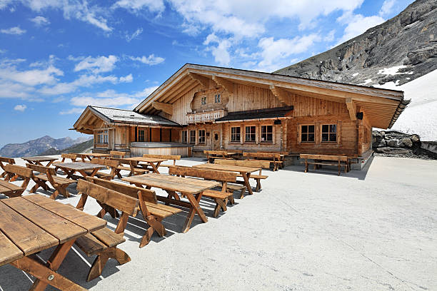Restaurant in the alps of Bormio Ski resort