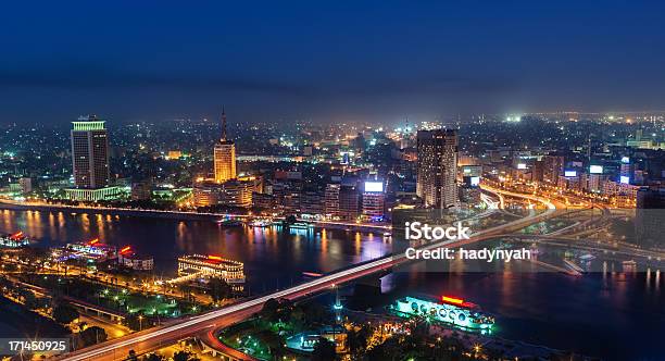 Skyline Von Kairo In Der Abenddämmerung Stockfoto und mehr Bilder von Ägypten - Ägypten, Kairo, Afrika