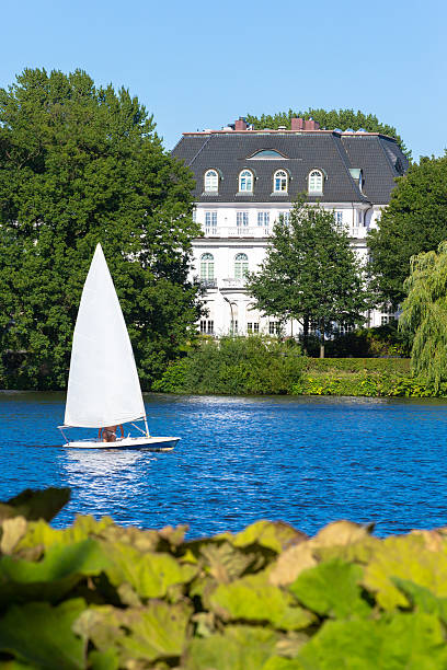 verão em hamburgo - stadtcentrum - fotografias e filmes do acervo