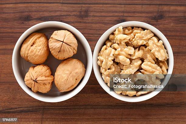 Walnuts Stock Photo - Download Image Now - Walnut, Bowl, Two Objects