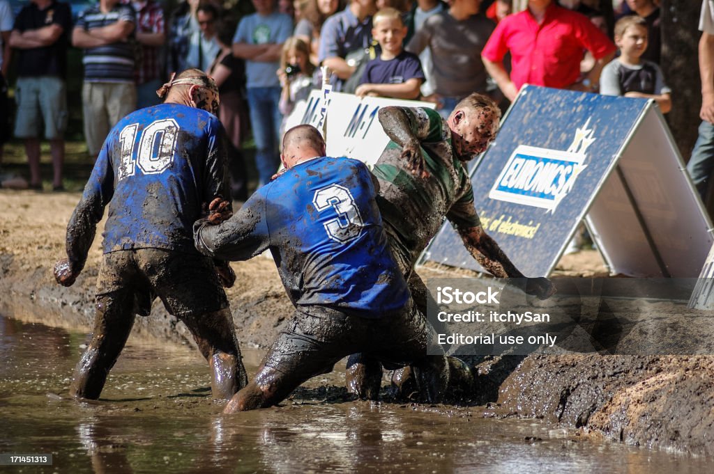 Fango di football - Foto stock royalty-free di Acqua