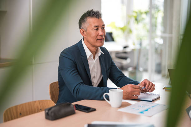 istock Dedicated Asian Entrepreneur at Business Gathering 1714543174