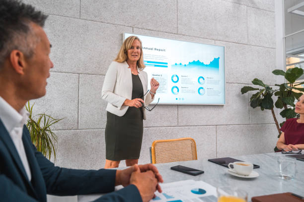 istock Expert Presentation by Mature Businesswoman 1714546192