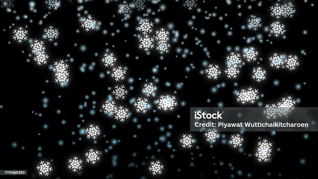 Snow Fall Element Christmas Snowflake Graphic Heavy Snowing Weather Snowfall Background ...