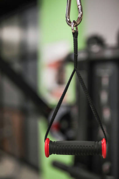 istock Close-Up Of Gym Equipment Handle 1714581918