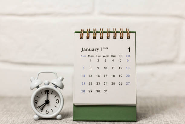 istock Hello January. January 2024 calendar for planning on your desktop. 1714586392