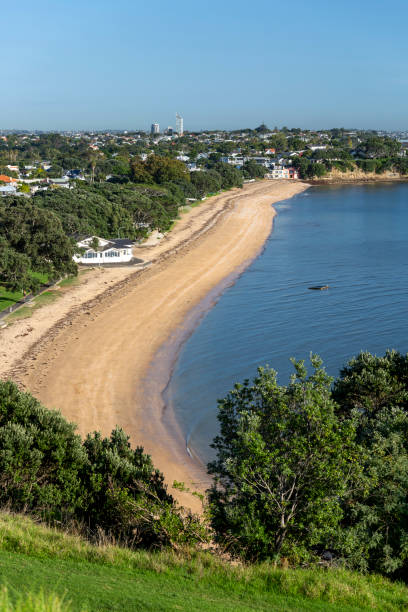 istock Beach in Devonport, Auckland, New Zealand 1714627549