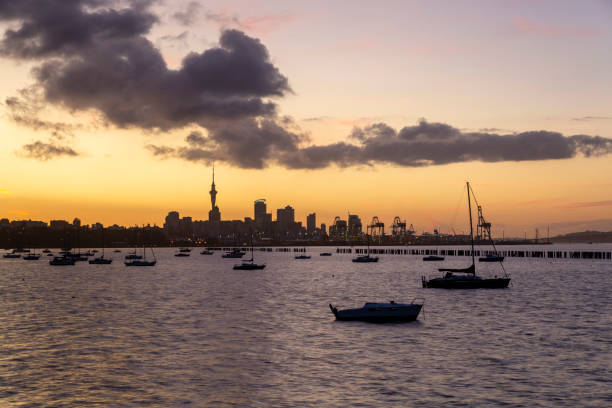 istock Auckland city sunset view 1714645772