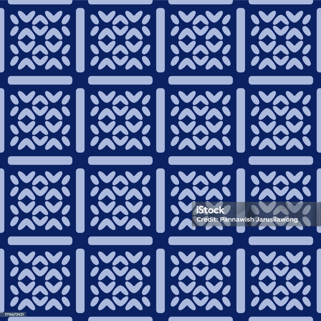 Japanese Square Pattern Japanese Square Cross Net Vector Seamless Pattern Stock Illustration ...