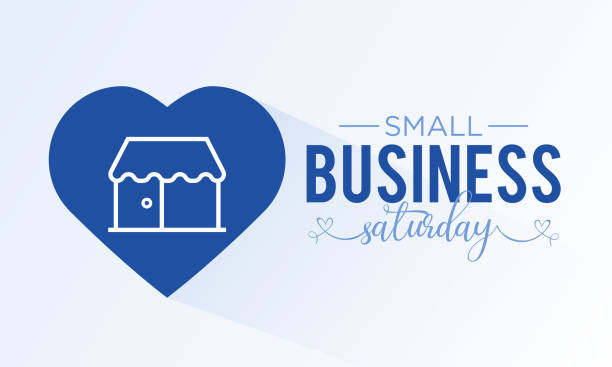 Small business saturday, november 25. Vector illustration of small business saturday. Holiday concept for banner, poster, card and background design. Small business saturday, november 25. Vector illustration of small business saturday. Holiday concept for banner, poster, card and background design. small business stock illustrations