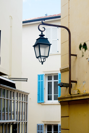 Street lamp in southern France