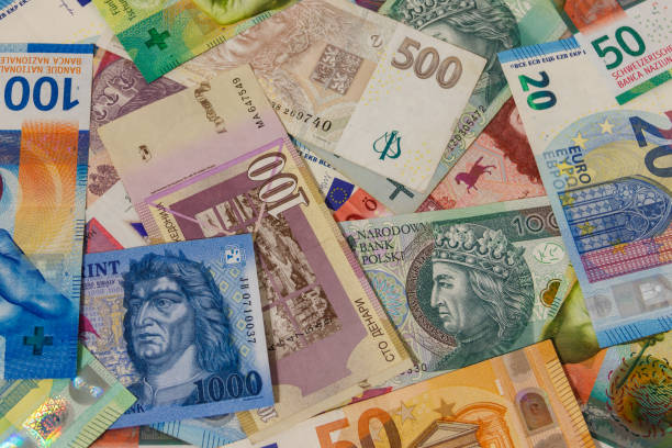 istock Background of currencies from different european countries 1714715607