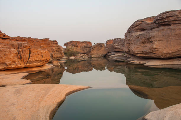 istock Unseen Thailand stone canyon at Sam Phan Bok in MeKong river 1714765511