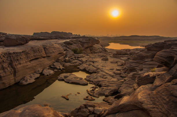 istock Unseen Thailand stone canyon at Sam Phan Bok in MeKong river 1714765565