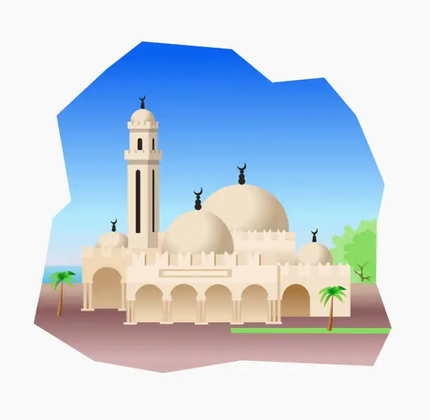 Vector illustration of Mosque