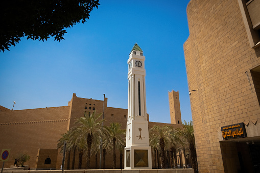 AlSafa Clock Tower on the central market Riyadh Saudi Arabia